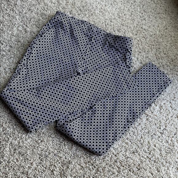 MICHAEL KORA Geometric Patterned Print Legging Dress Pants Size M - Picture 1 of 2